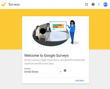 Google surveys