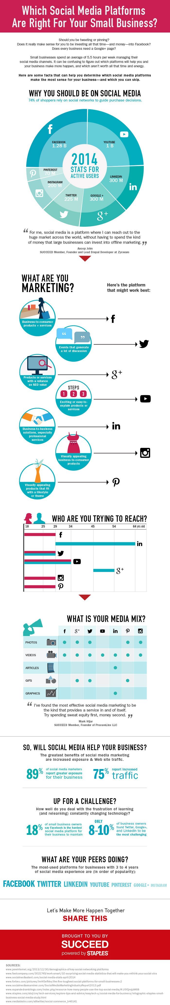 Infographic: Which Social Media Sites Should You Use To Market Your Business?